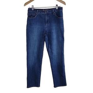 Gloria Vanderbilt Women's Amanda Tapered Jeans Blue size 6 Short